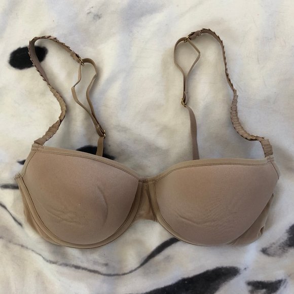 Thirdlove Beige Demi T-Shirt Bra - 32D - Picture 1 of 2